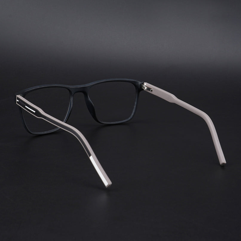 Eyejack Rush Matt Black Square Eyeglasses for Men & Women (1010CL725-C1)