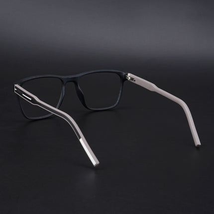 Eyejack Rush Matt Black Square Eyeglasses for Men & Women (1010CL725-C1)