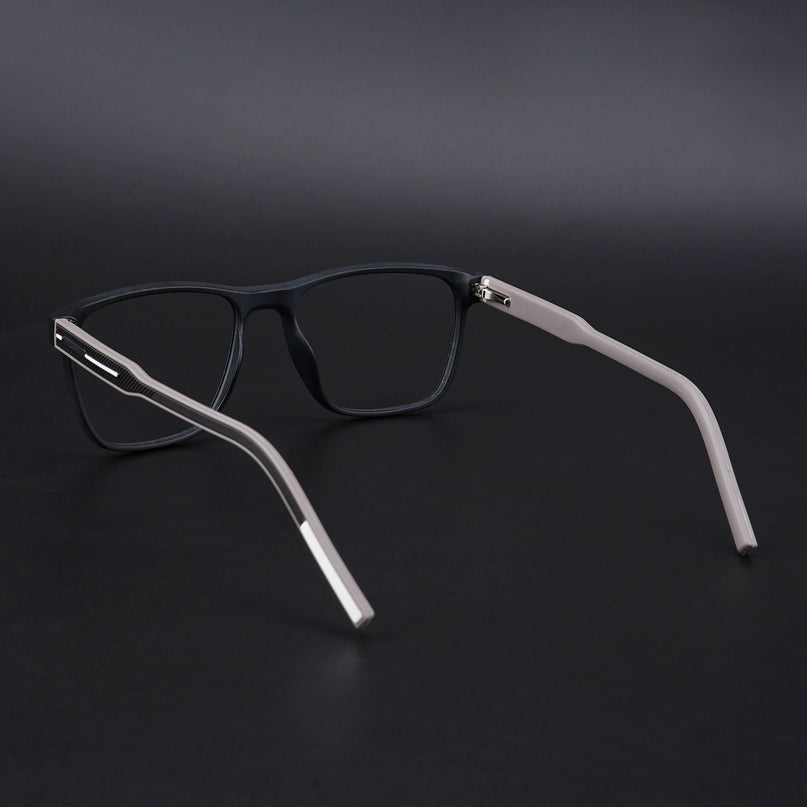 Eyejack Rush Matt Black Square Eyeglasses for Men & Women (1010CL725-C1)