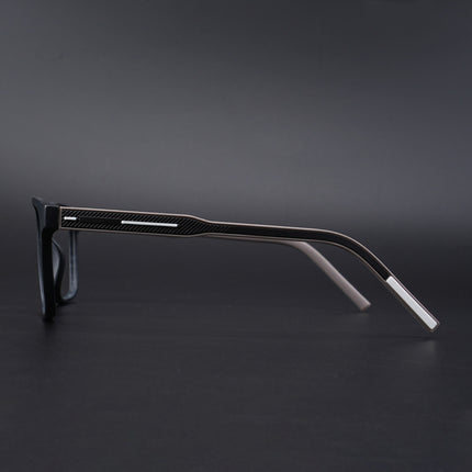 Eyejack Rush Matt Black Square Eyeglasses for Men & Women (1010CL725-C1)