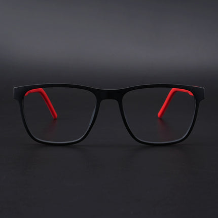Eyejack Rush Matt Black Square Eyeglasses for Men & Women (1010CL727-C3)