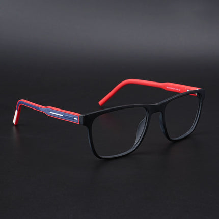Eyejack Rush Matt Black Square Eyeglasses for Men & Women (1010CL727-C3)