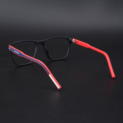 Eyejack Rush Matt Black Square Eyeglasses for Men & Women (1010CL727-C3)