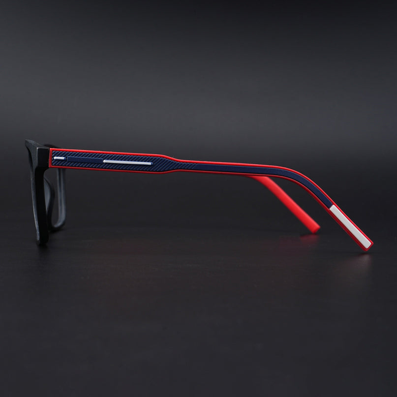 Eyejack Rush Matt Black Square Eyeglasses for Men & Women (1010CL727-C3)