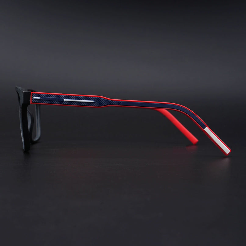 Eyejack Rush Matt Black Square Eyeglasses for Men & Women (1010CL727-C3)