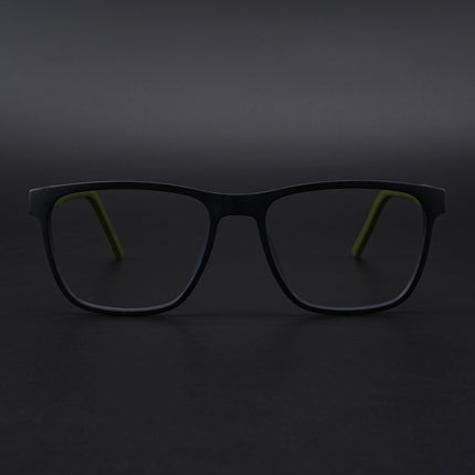 Eyejack Rush Matt Black Square Eyeglasses for Men & Women (1010CL729-C5)