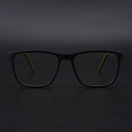 Eyejack Rush Matt Black Square Eyeglasses for Men & Women (1010CL729-C5)