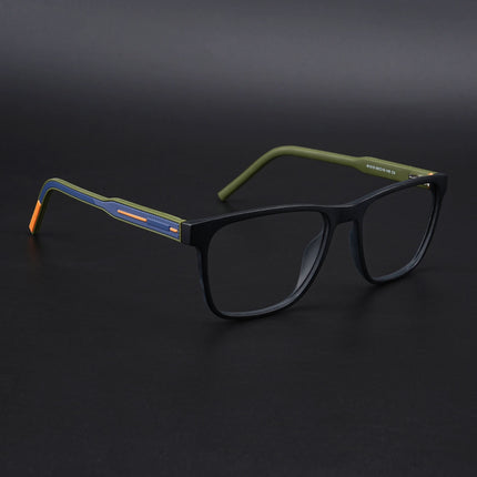Eyejack Rush Matt Black Square Eyeglasses for Men & Women (1010CL729-C5)