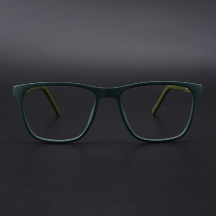 Eyejack Rush Green Square Eyeglasses for Men & Women (1010CL730-C6)