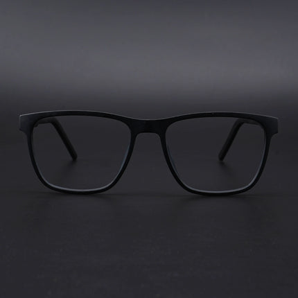 Eyejack Rush Matt Black Square Eyeglasses for Men & Women (1010CL731-C7)