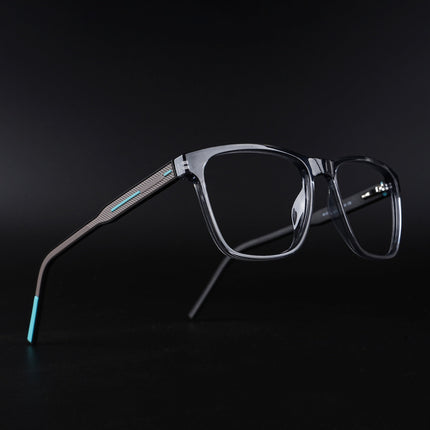 Eyejack Rush Grey Square Eyeglasses for Men & Women (1010CL733-C9)