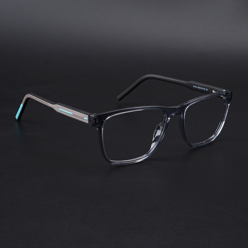 Eyejack Rush Grey Square Eyeglasses for Men & Women (1010CL733-C9)