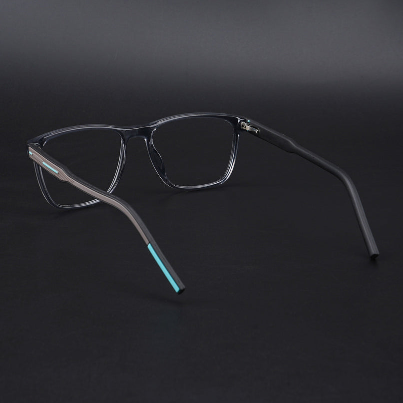 Eyejack Rush Grey Square Eyeglasses for Men & Women (1010CL733-C9)