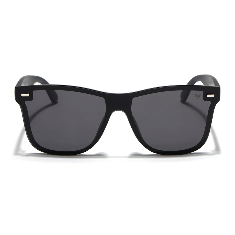 Mooze | Matte Black Wayfarer Polarized Sunglasses | PMG3977