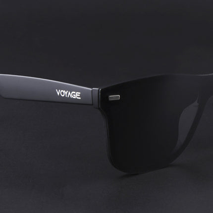 Mooze | Matte Black Wayfarer Polarized Sunglasses | PMG3977