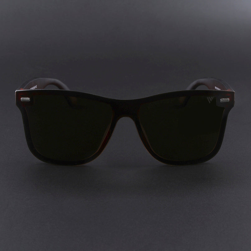 Mooze | Brown Wayfarer Polarized Sunglasses | PMG3978