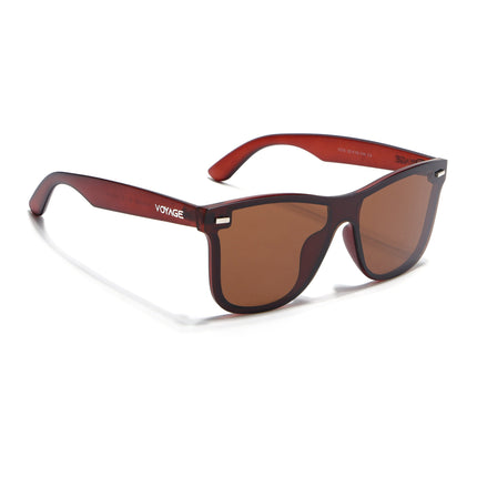 Mooze | Brown Wayfarer Polarized Sunglasses | PMG3978