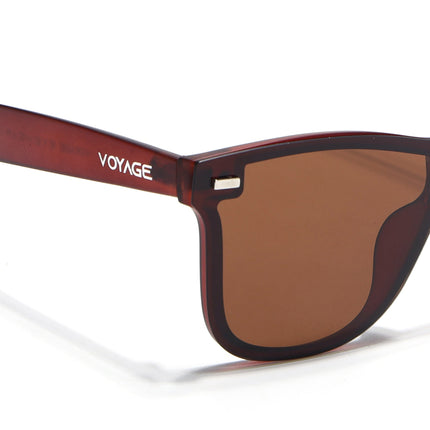 Mooze | Brown Wayfarer Polarized Sunglasses | PMG3978