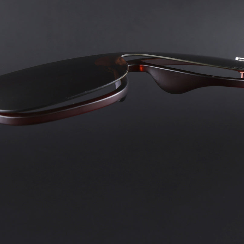 Mooze | Brown Wayfarer Polarized Sunglasses | PMG3978