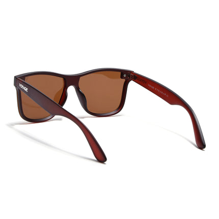 Mooze | Brown Wayfarer Polarized Sunglasses | PMG3978