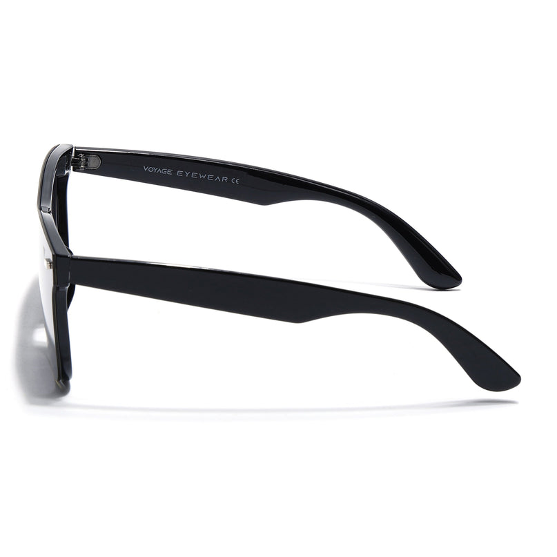 Mooze | Shine Black Wayfarer Polarized Sunglasses | PMG3979
