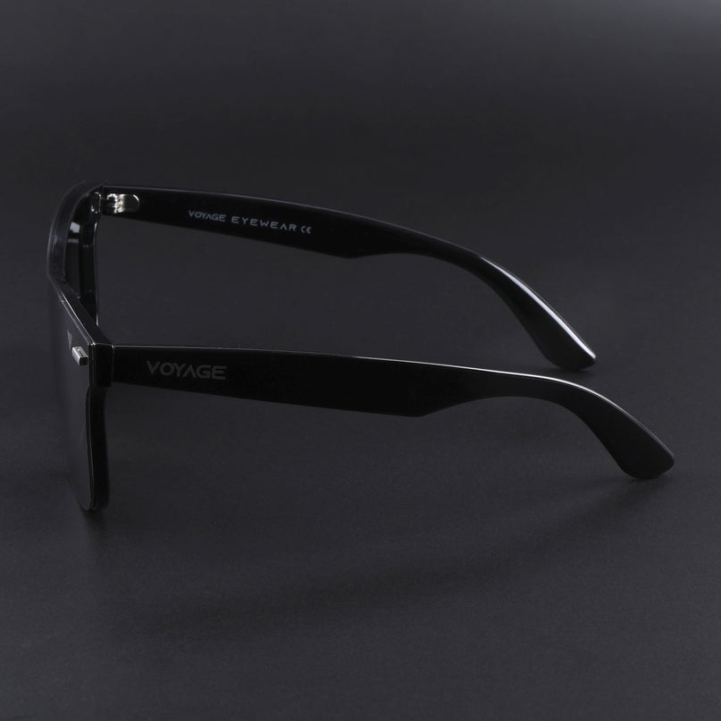 Mooze | Shine Black Wayfarer Polarized Sunglasses | PMG3979