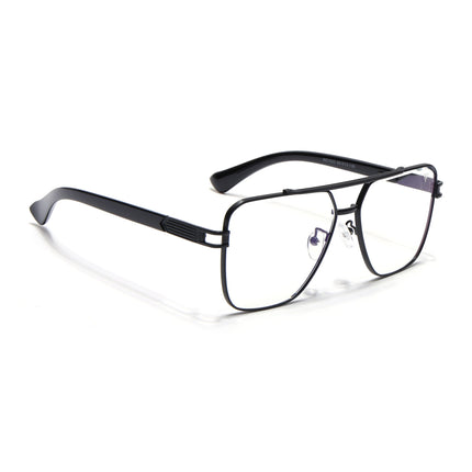 Voyage Black Wayfarer Eyeglasses for Men & Women - MG5233-C3