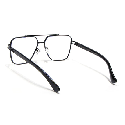 Voyage Black Wayfarer Eyeglasses for Men & Women - MG5233-C3