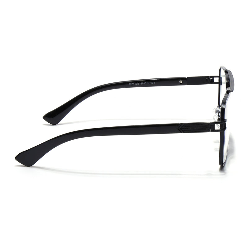 Voyage Black Wayfarer Eyeglasses for Men & Women - MG5233-C3