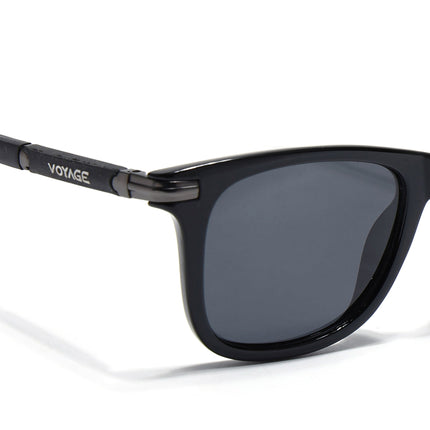 Ranger | Black Wayfarer Polarized Sunglasses - PMG3966