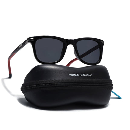 Ranger | Black Wayfarer Polarized Sunglasses - PMG3966