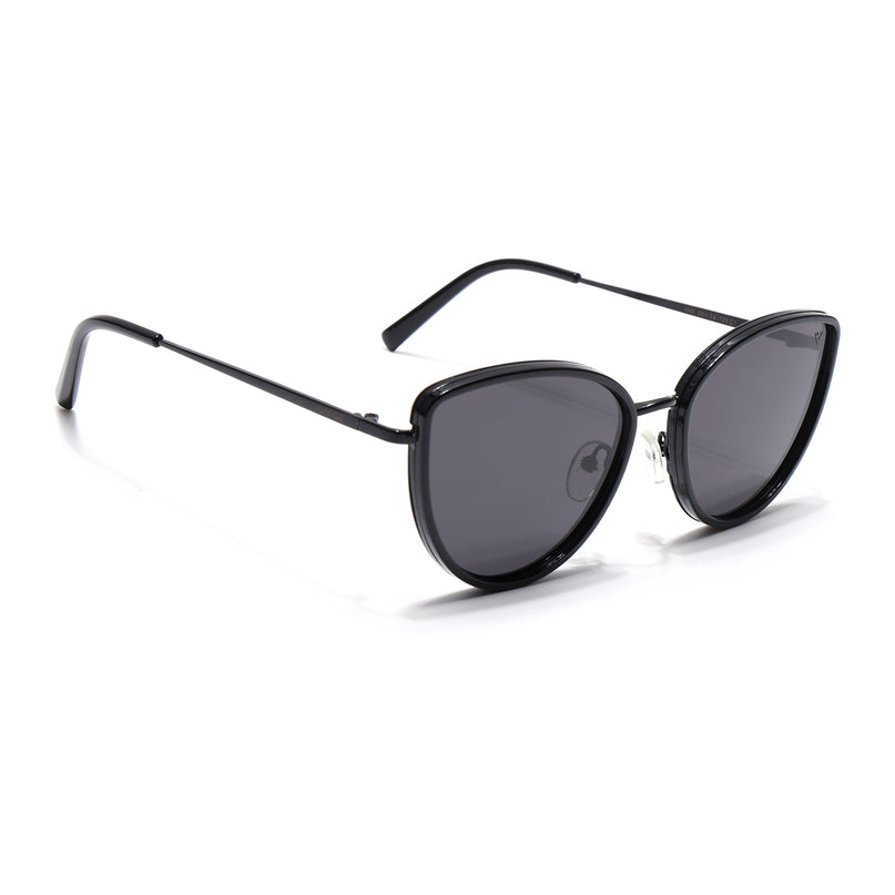 Black Cateye Polarized Sunglasses - PMG4652