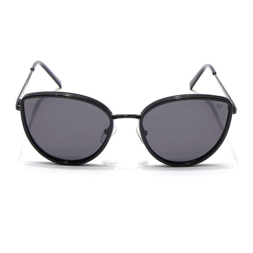 Black Cateye Polarized Sunglasses - PMG4652
