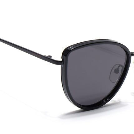 Black Cateye Polarized Sunglasses - PMG4652