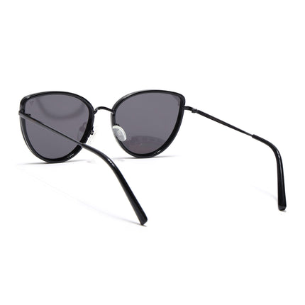 Black Cateye Polarized Sunglasses - PMG4652