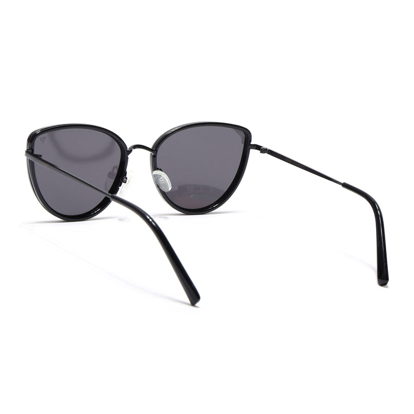 Black Cateye Polarized Sunglasses - PMG4652