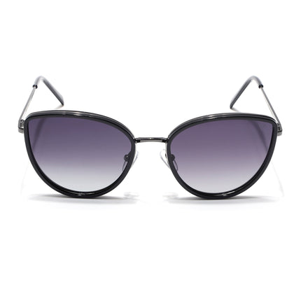 Grey & Clear Cateye Polarized Sunglasses - PMG4653