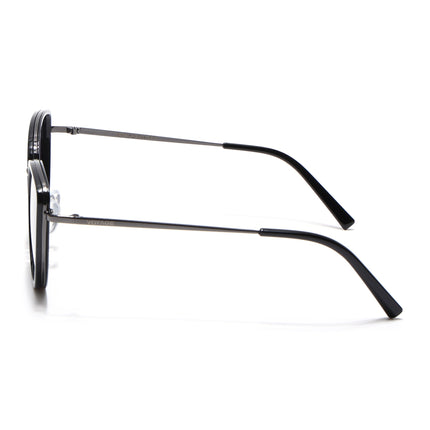 Grey & Clear Cateye Polarized Sunglasses - PMG4653