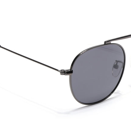 Grey Round Polarized Sunglasses - PMG4139