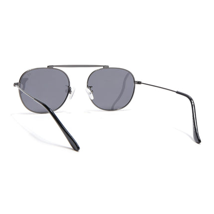 Grey Round Polarized Sunglasses - PMG4139