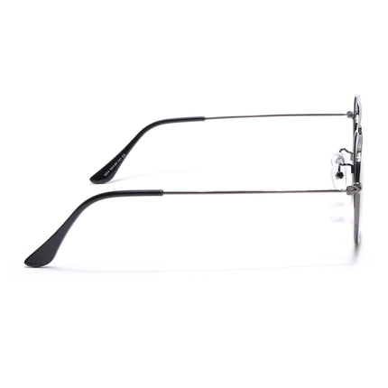 Grey Round Polarized Sunglasses - PMG4139