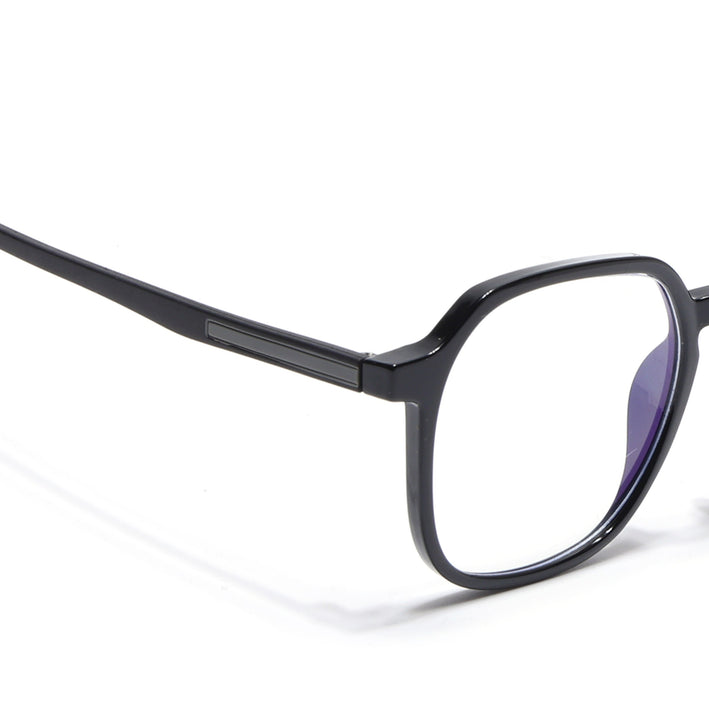 Voyage Black Over Size Eyeglasses for Men & Women - MG3993