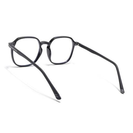 Voyage Black Over Size Eyeglasses for Men & Women - MG3993