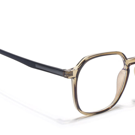 Voyage Brown Over Size Eyeglasses for Men & Women - MG3996
