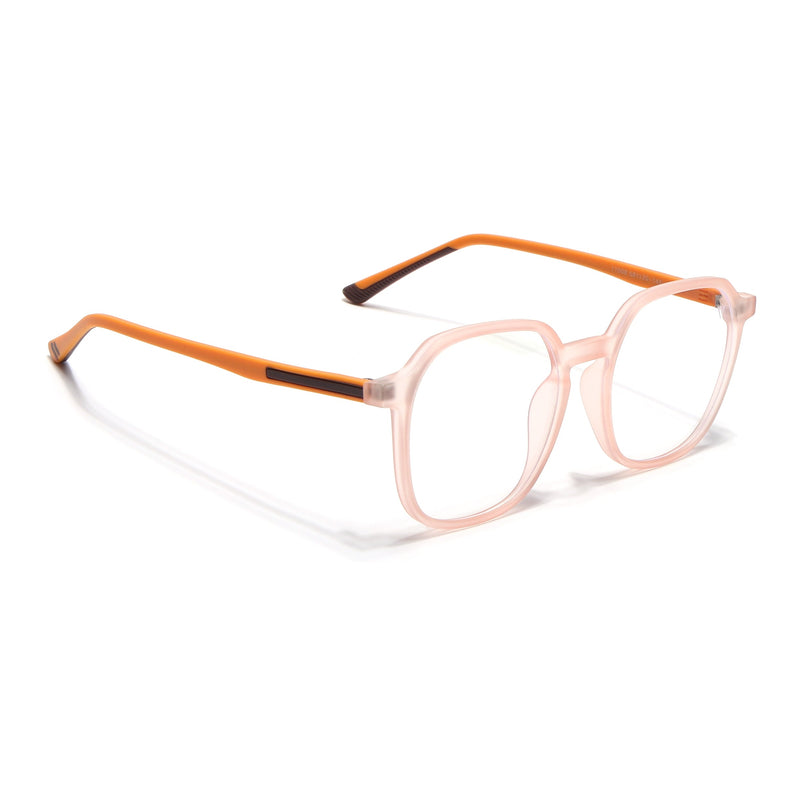 Voyage Pink Over Size Eyeglasses for Men & Women - MG3997