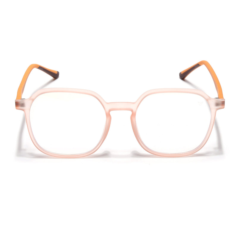 Voyage Pink Over Size Eyeglasses for Men & Women - MG3997