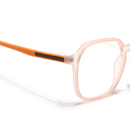 Voyage Pink Over Size Eyeglasses for Men & Women - MG3997