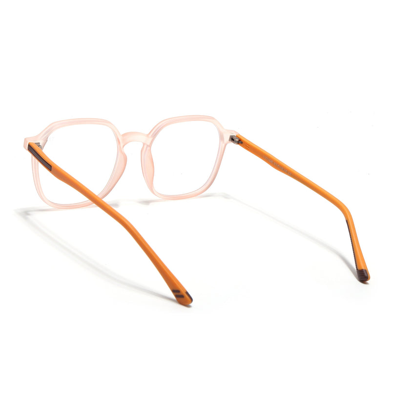 Voyage Pink Over Size Eyeglasses for Men & Women - MG3997