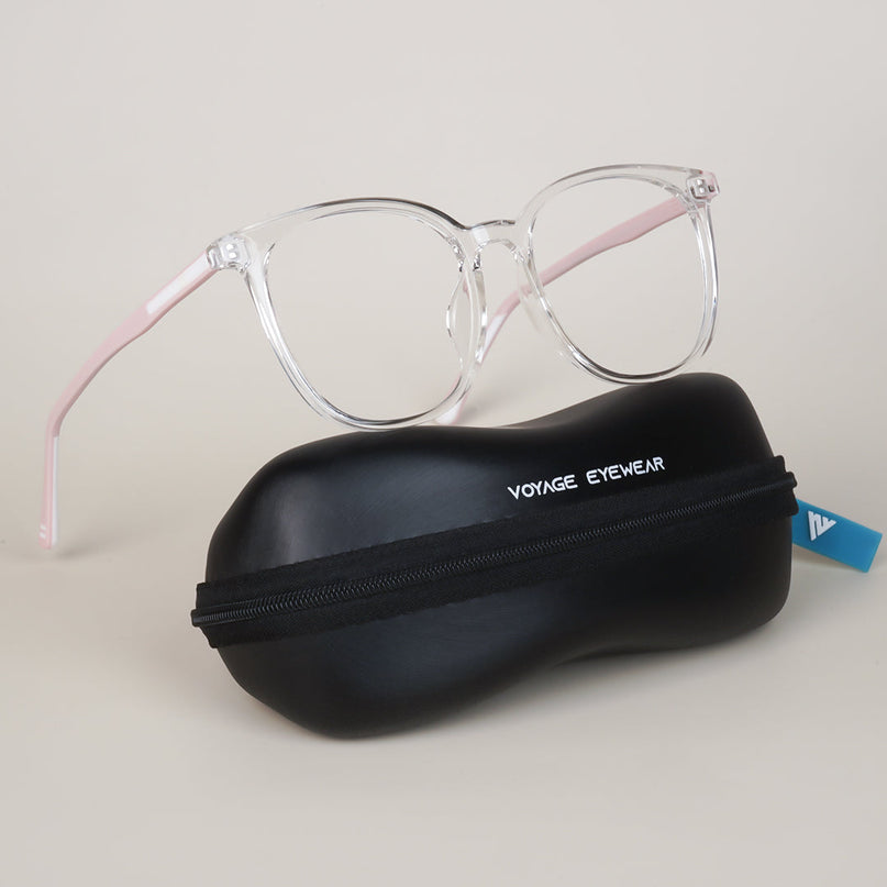 Voyage Transparent Round Eyeglasses for Men & Women - MG4004