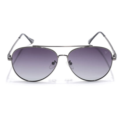 Grey Aviator Polarized Sunglasses - PMG4136